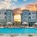 The Lively Murrells Inlet apartment buildings surrounding the community pool 