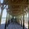Under the pier and boardwalk on the beach