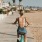 Lifestyle photo of a woman on a bike exploring Murrells Inlet